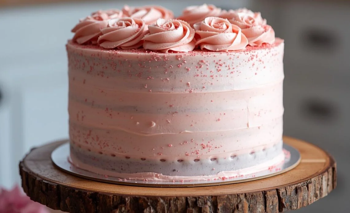 Mother’s Day Pink Velvet Cake - Step 2