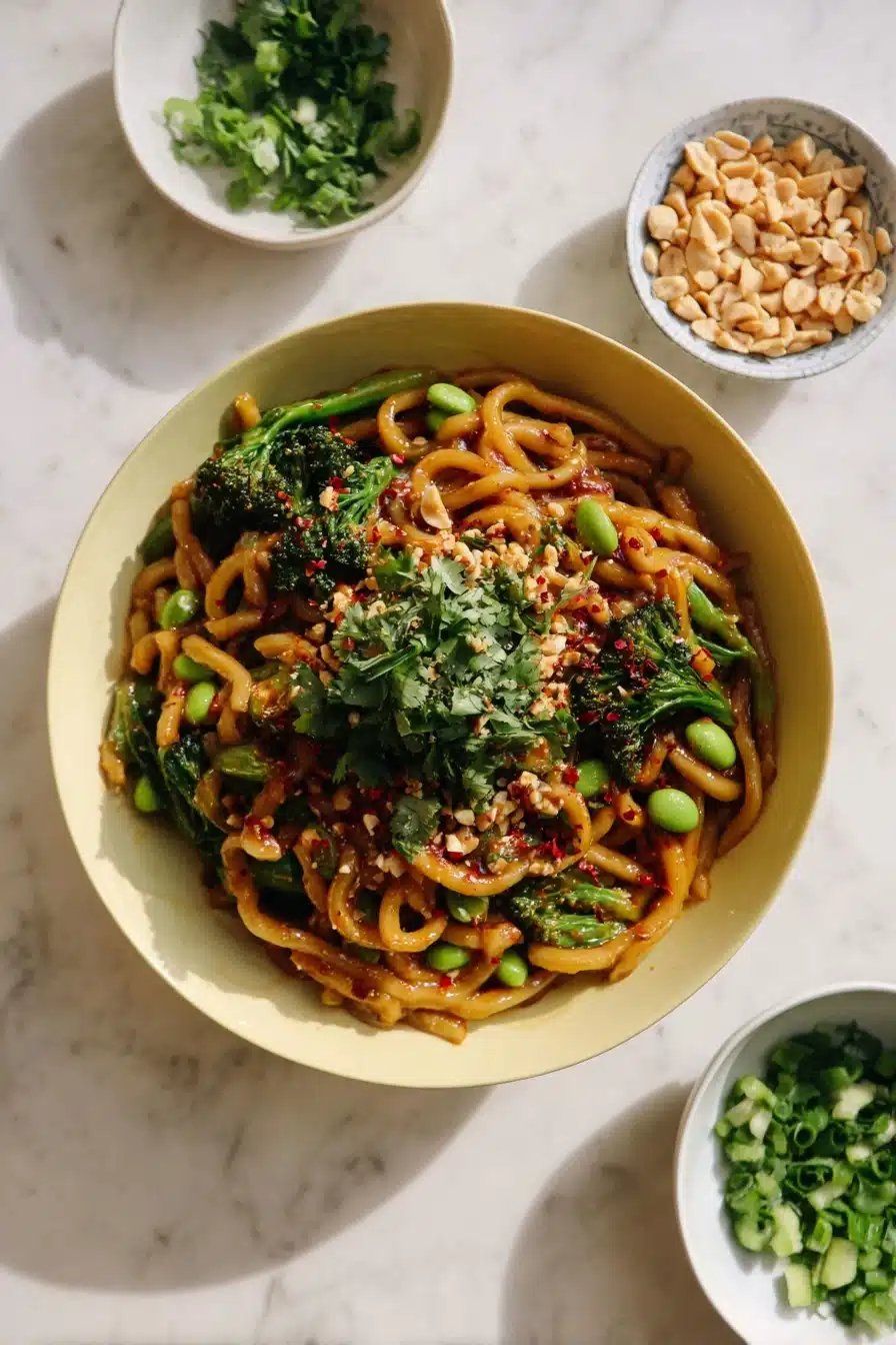 Spicy Peanut Noodles in 15 Minutes Recipe