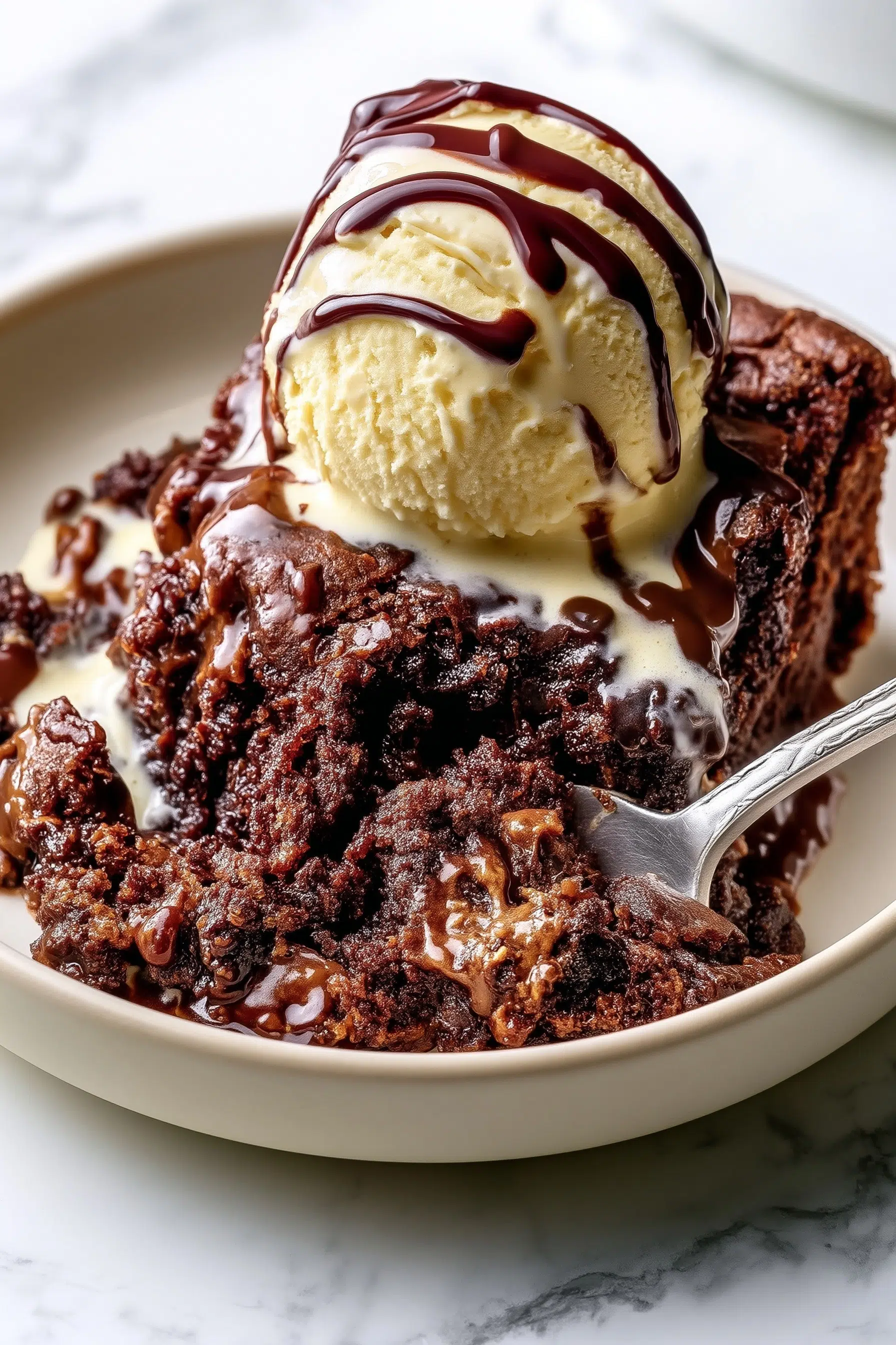 Warm Chocolate Cobbler Dessert