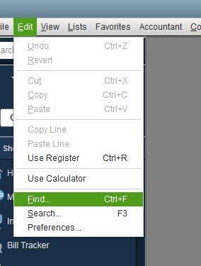 conectier-Find options in QuickBooks