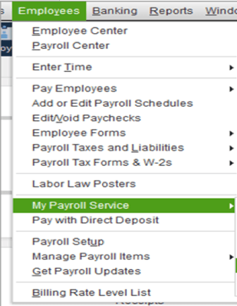 conectier-My Payroll Service in QuickBooks