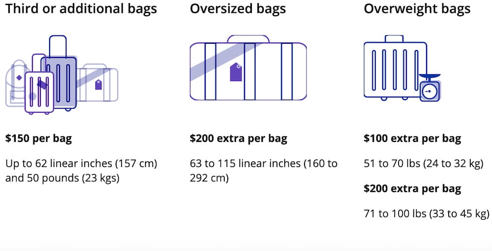 united airlines staff travel baggage allowance