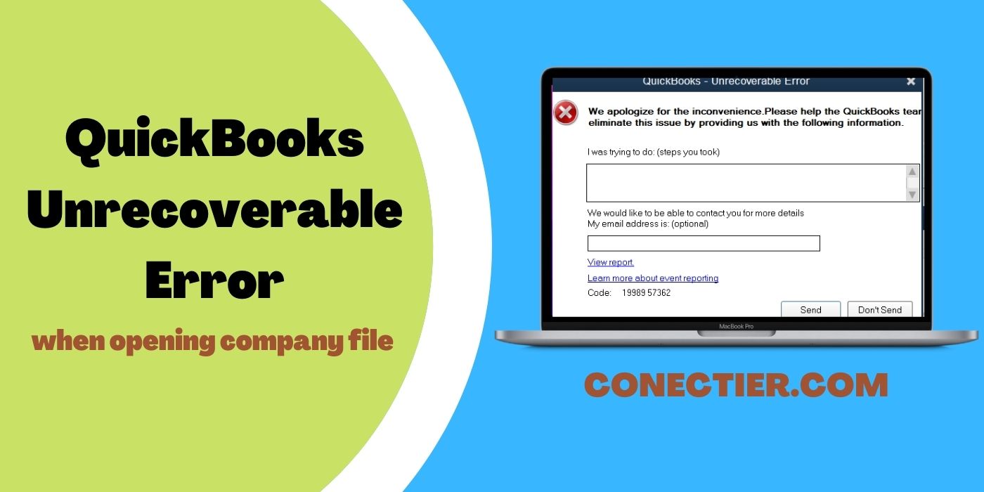 QuickBooks unrecoverable error