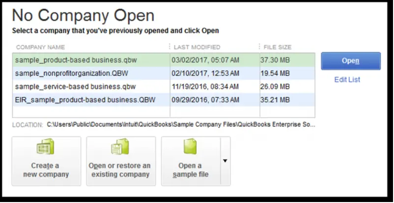 quickbooks unrecoverable error when logging in