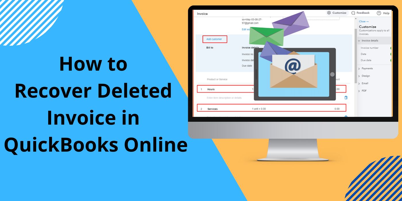 Recover Deleted Invoice in QuickBooks