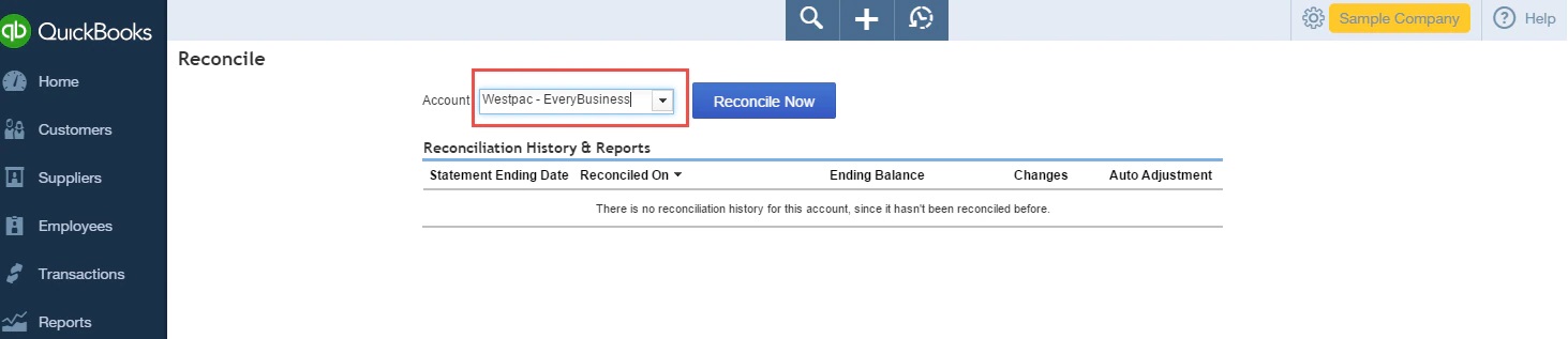 how do you reconcile a bank statement in quickbooks