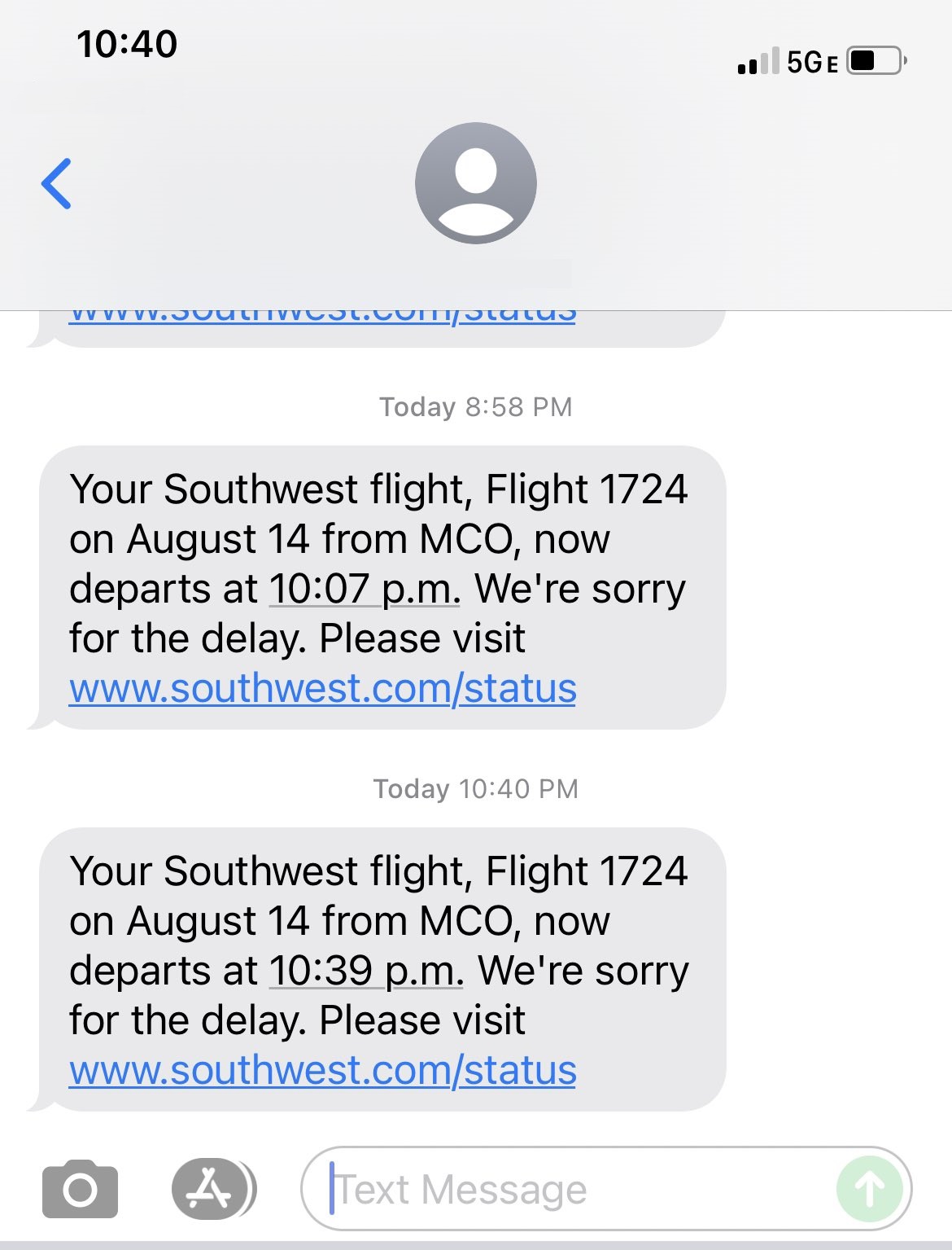 Southwest compensation for delayed flights