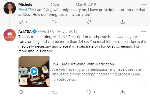 Can You Bring Prescription Toothpaste on a Plane