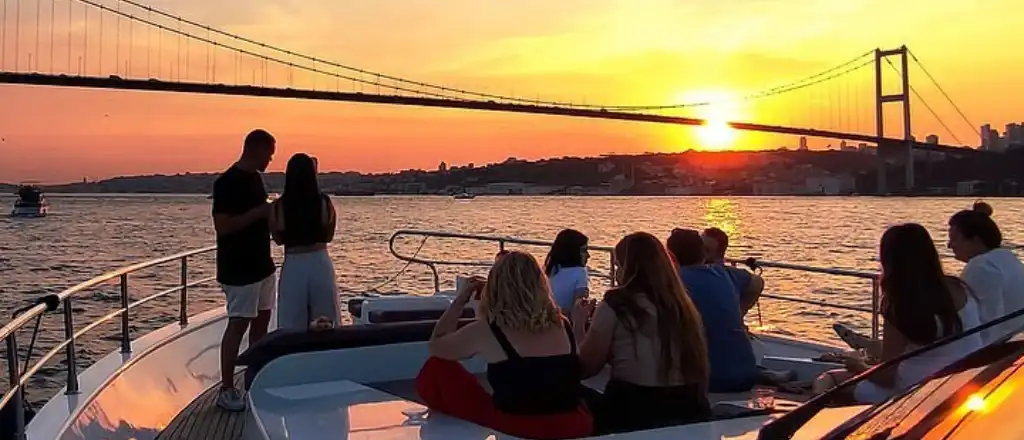 Sunset Cruise on a Luxury Yacht for Couples