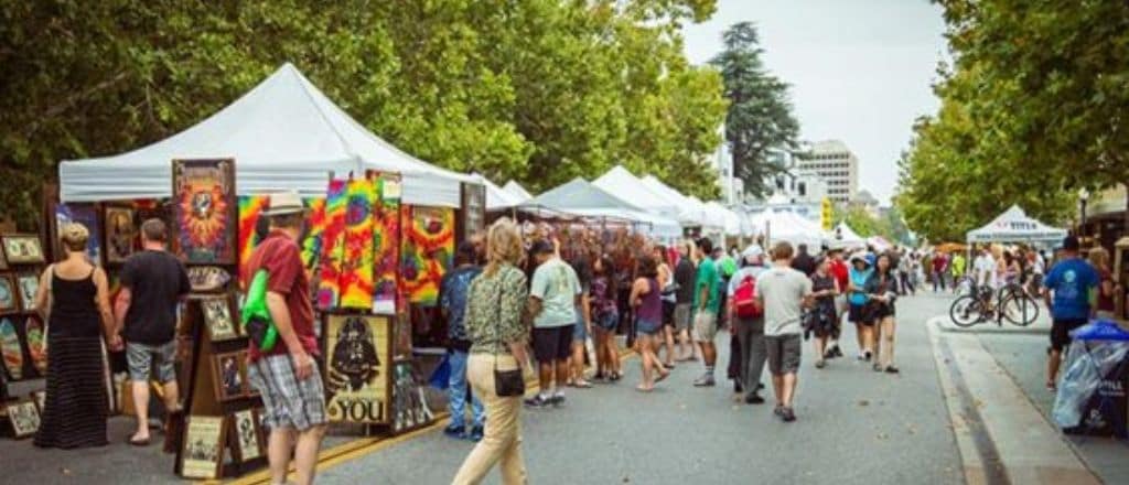 Art and Wine at the Festival of Mountain View