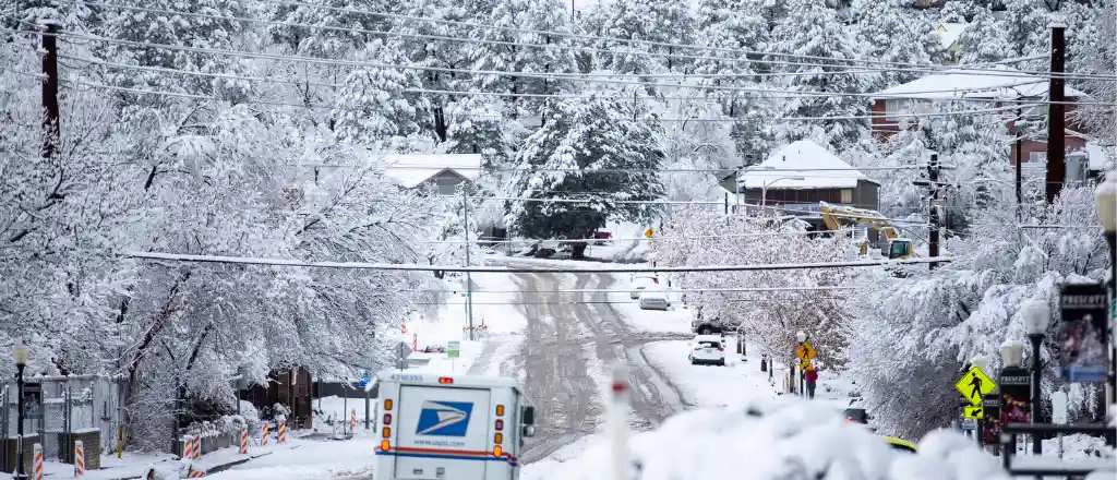 During the Winter in Arizona