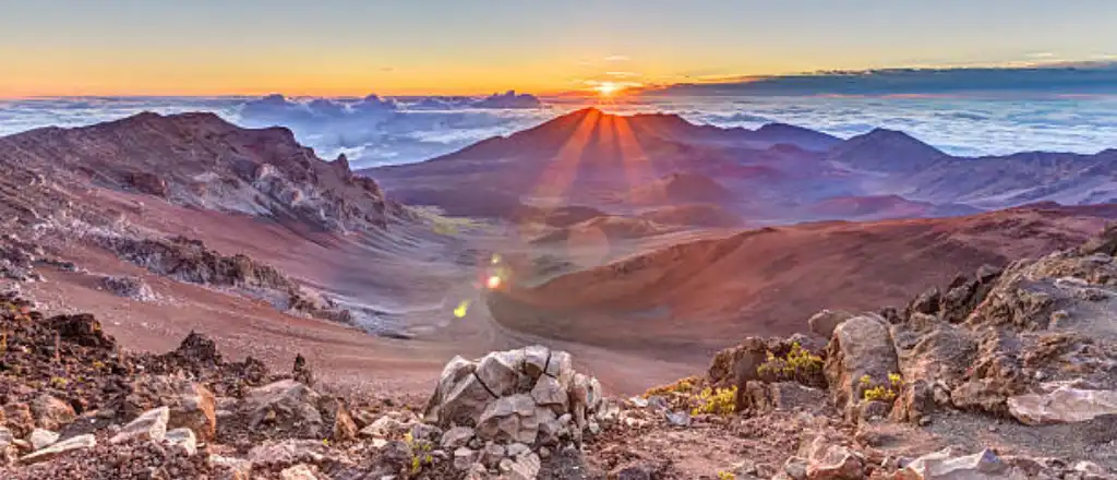 Haleakala National Park in hawaii