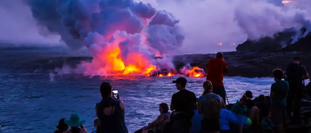 Volcanoes National Park in hawaii