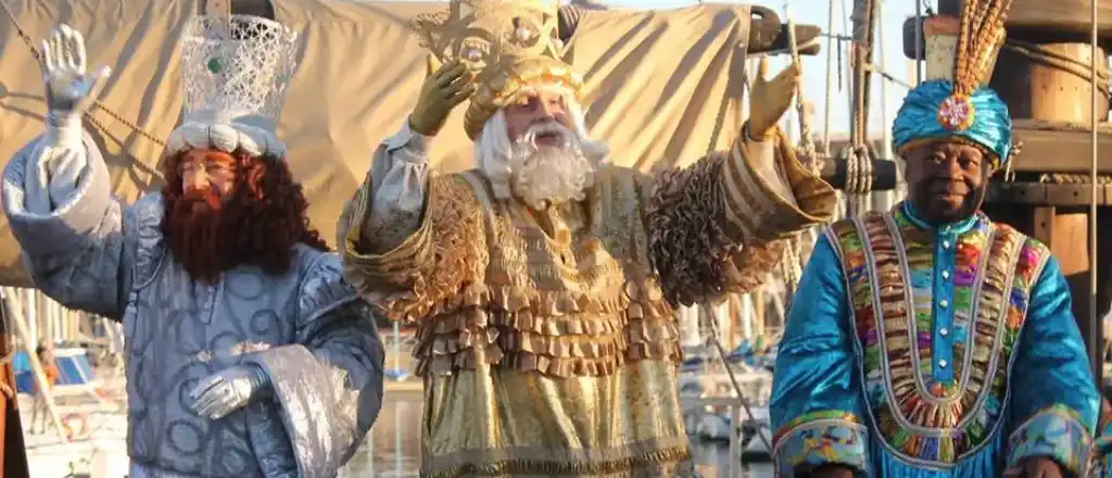 Beginning of the Three Kings Day in spain