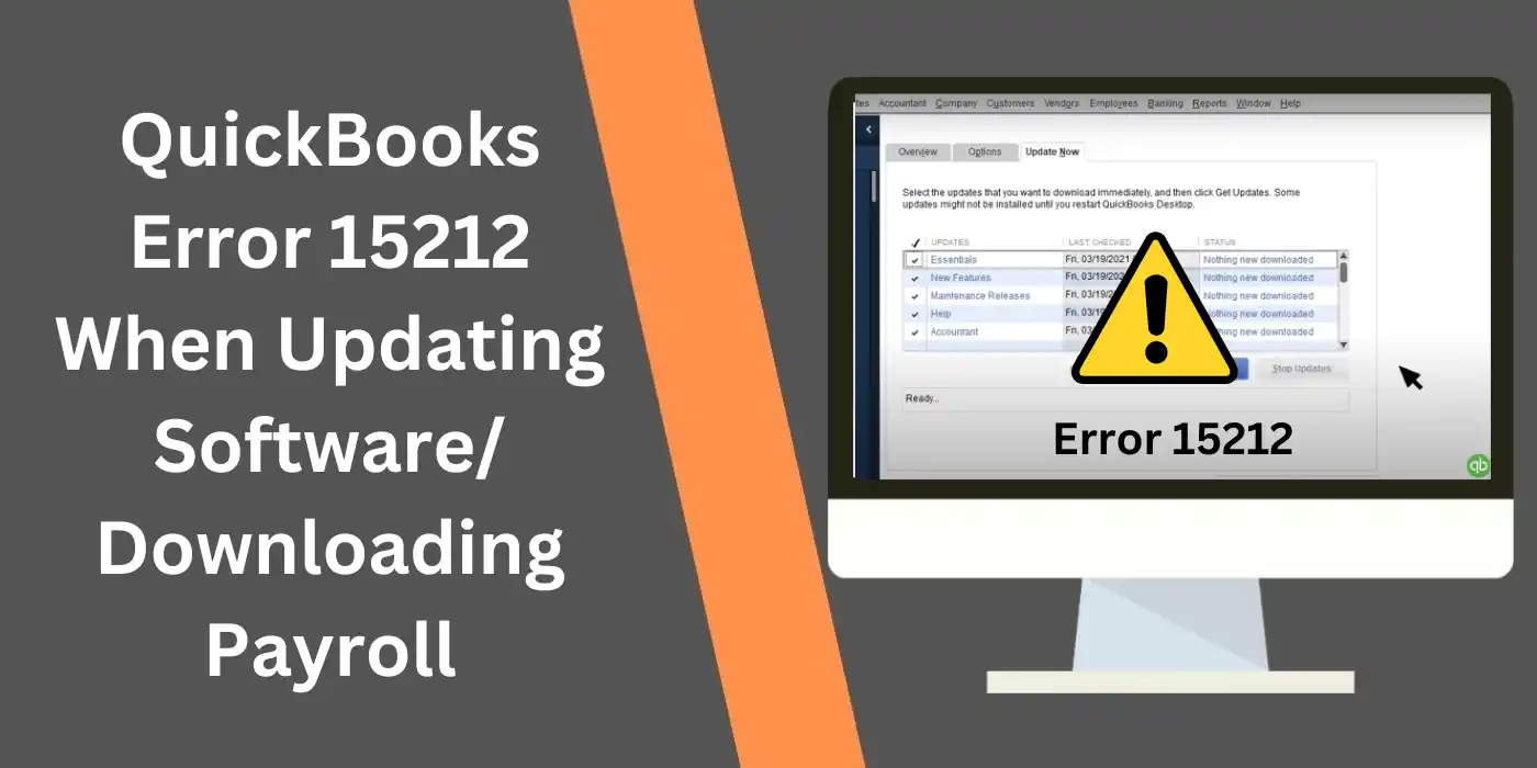 QuickBooks Error 15212