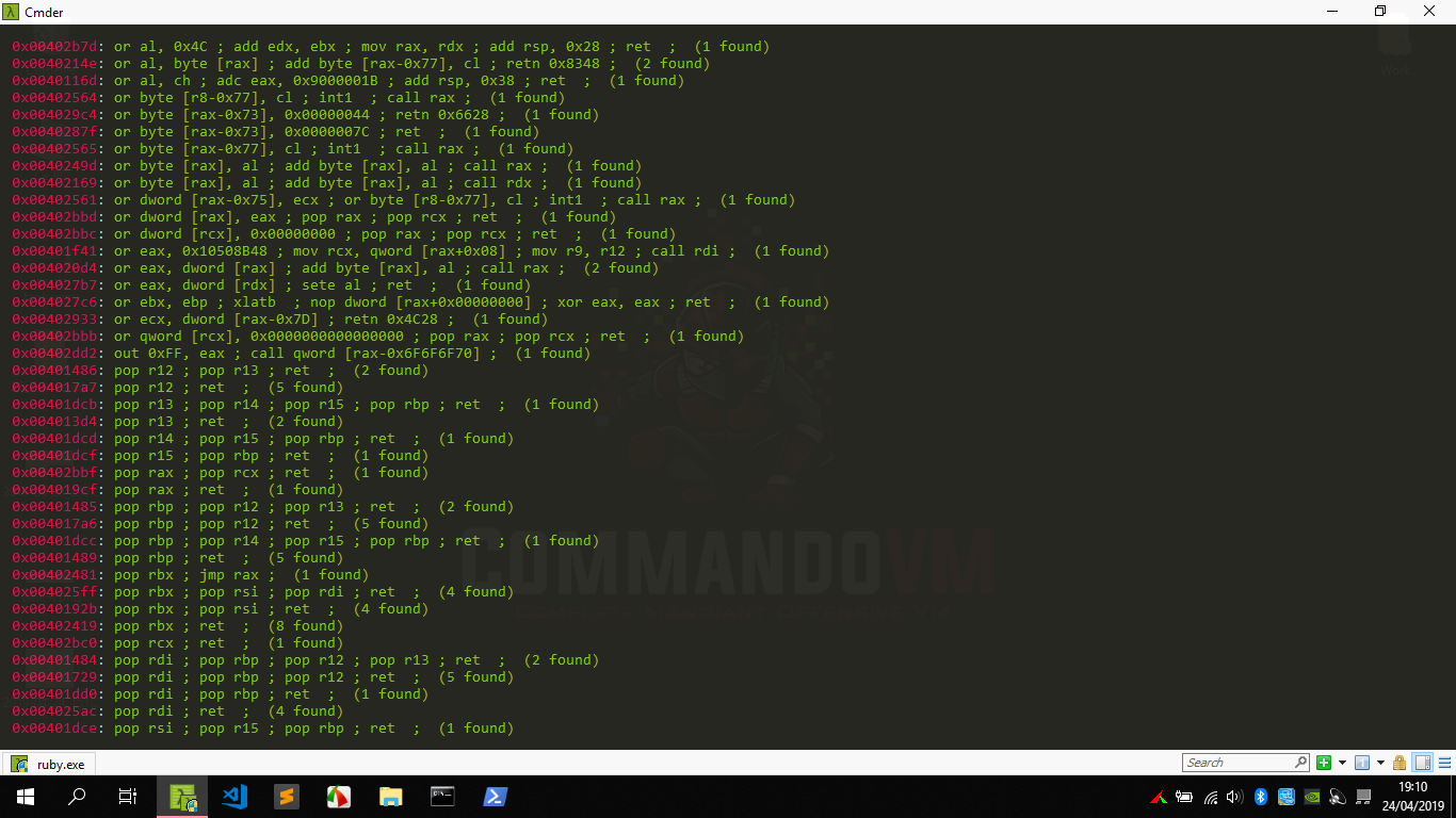 Rop Gadgets