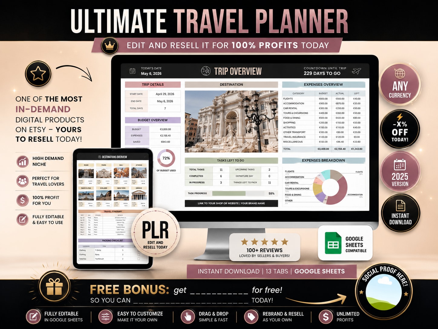 Digital Planners & Printable Organizers