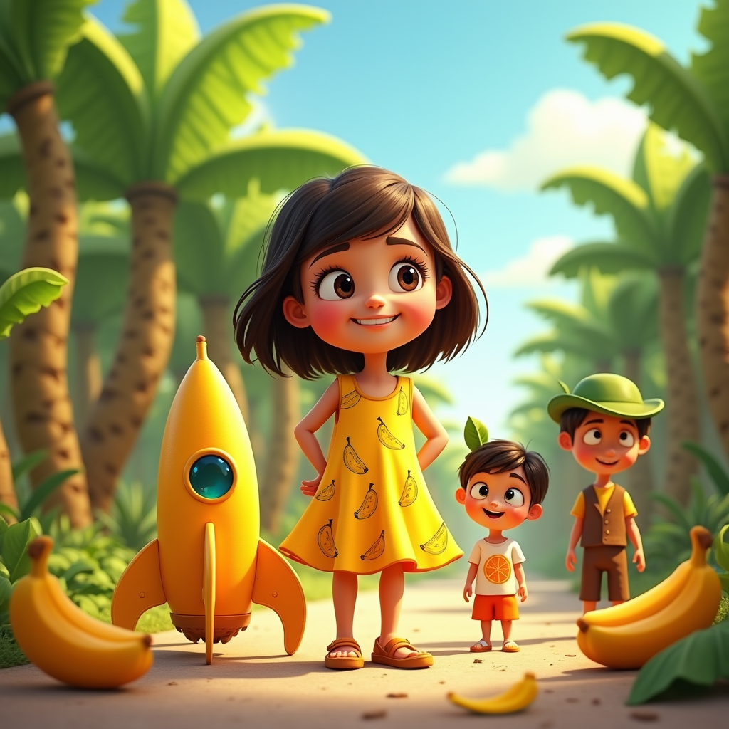 Clever Banana and the Orange Rocket