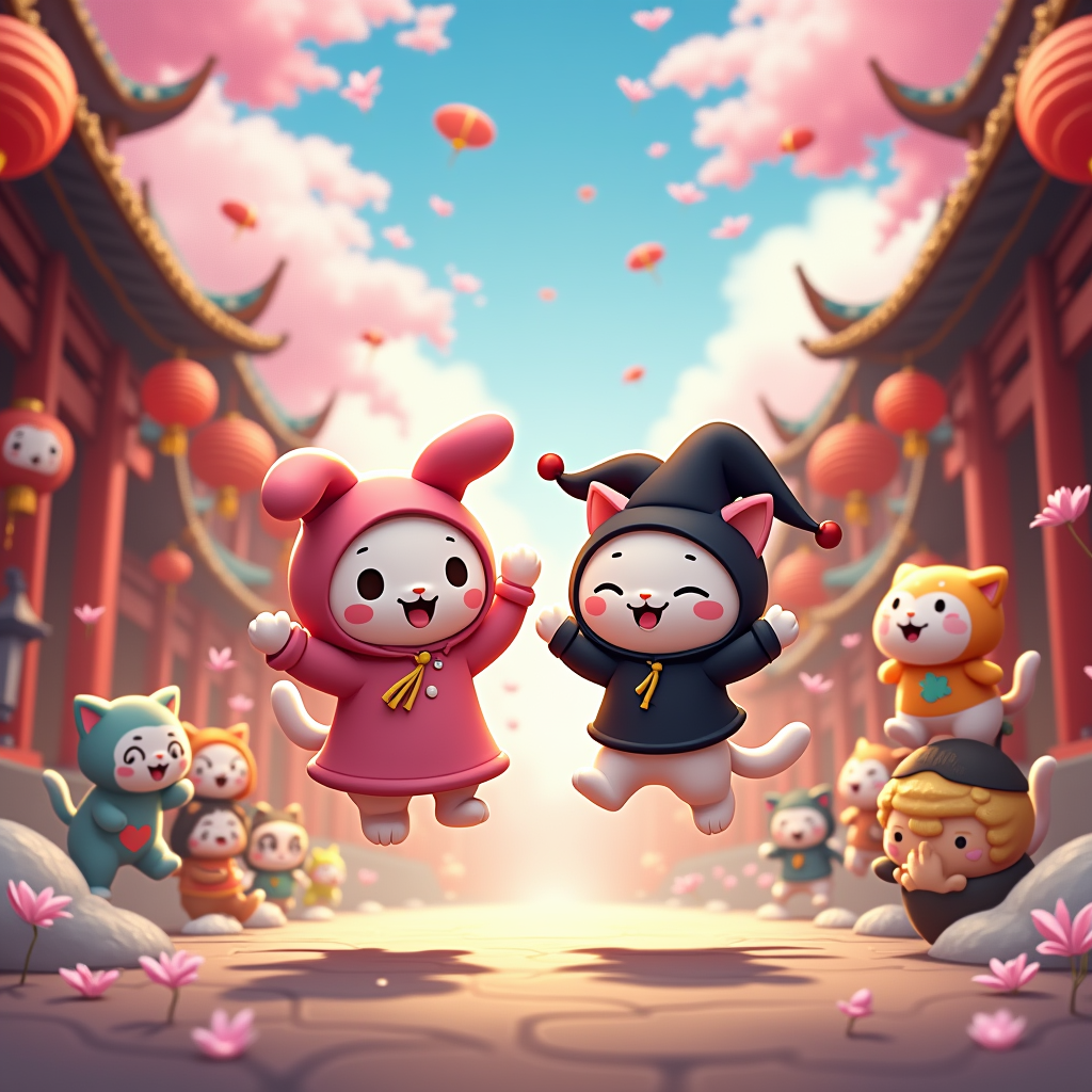 Magical Cat Adventure in China