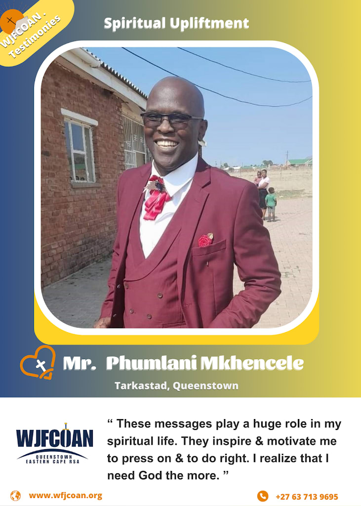 WJFCOAN Testimony of Good Morning Jesus Devotionals