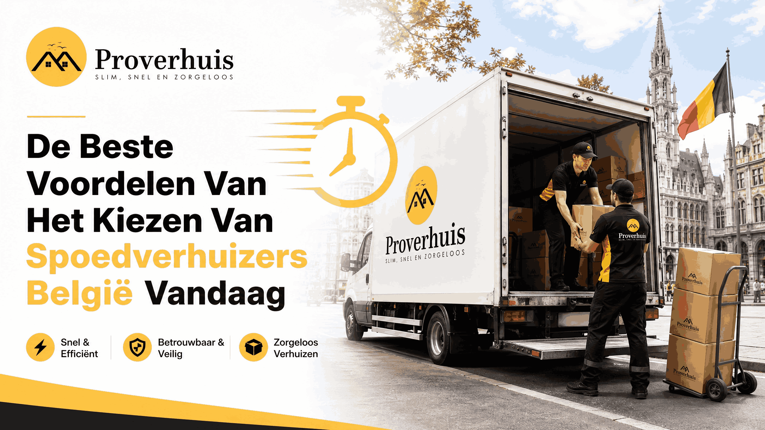 De Beste Voordelen Van Het Kiezen Van Spoedverhuizers België Vandaag