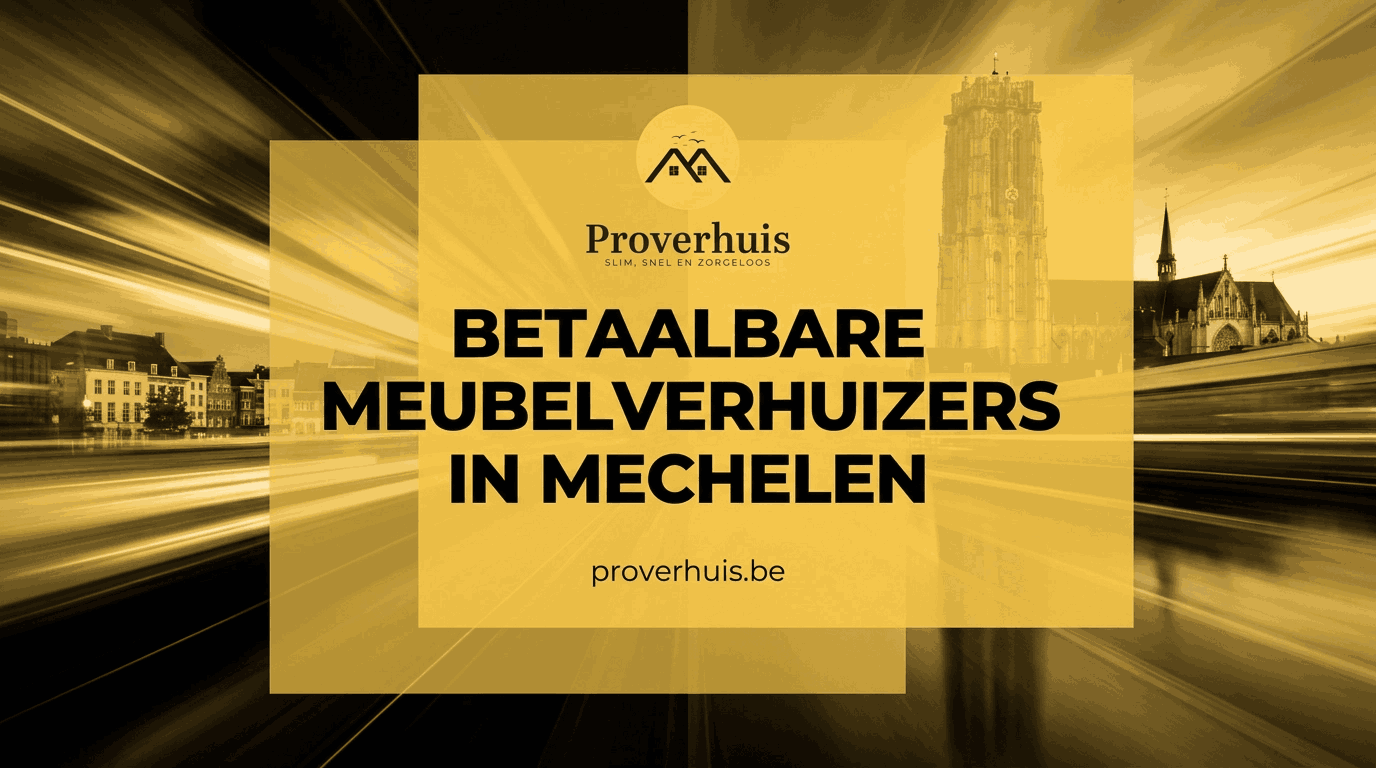 Waar vind je vandaag betaalbare meubelverhuizers in Mechelen