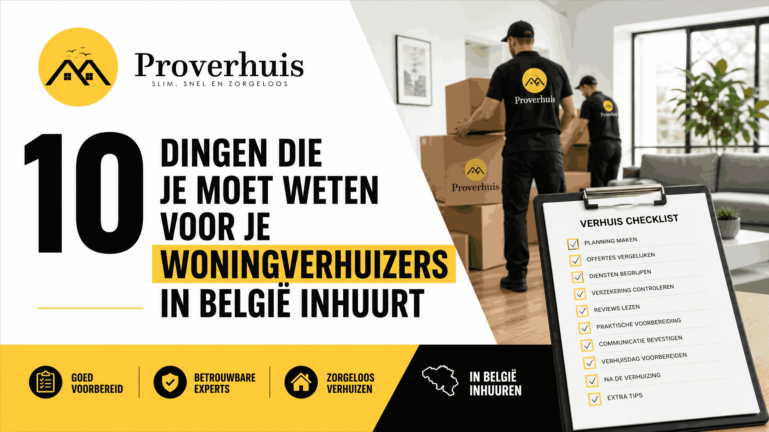 10 Dingen Die Je Moet Weten Voor Je Lange Afstand Verhuizers In België