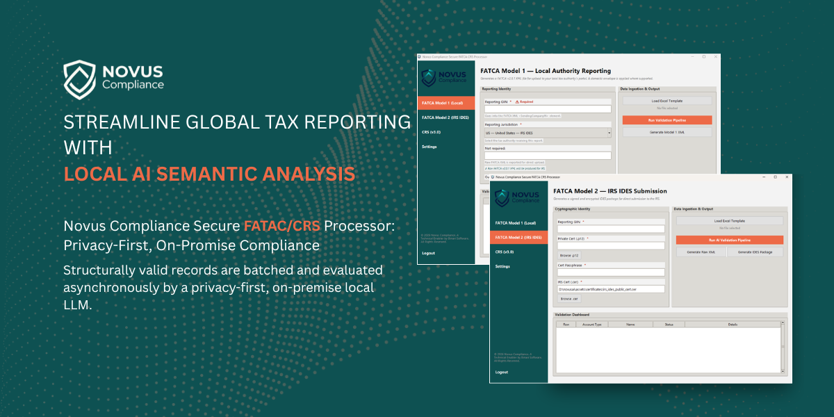 Simplifying Global Tax Reporting: How On-Premise AI and Automated Schema Orchestration Eliminate the AEOI Nightmare