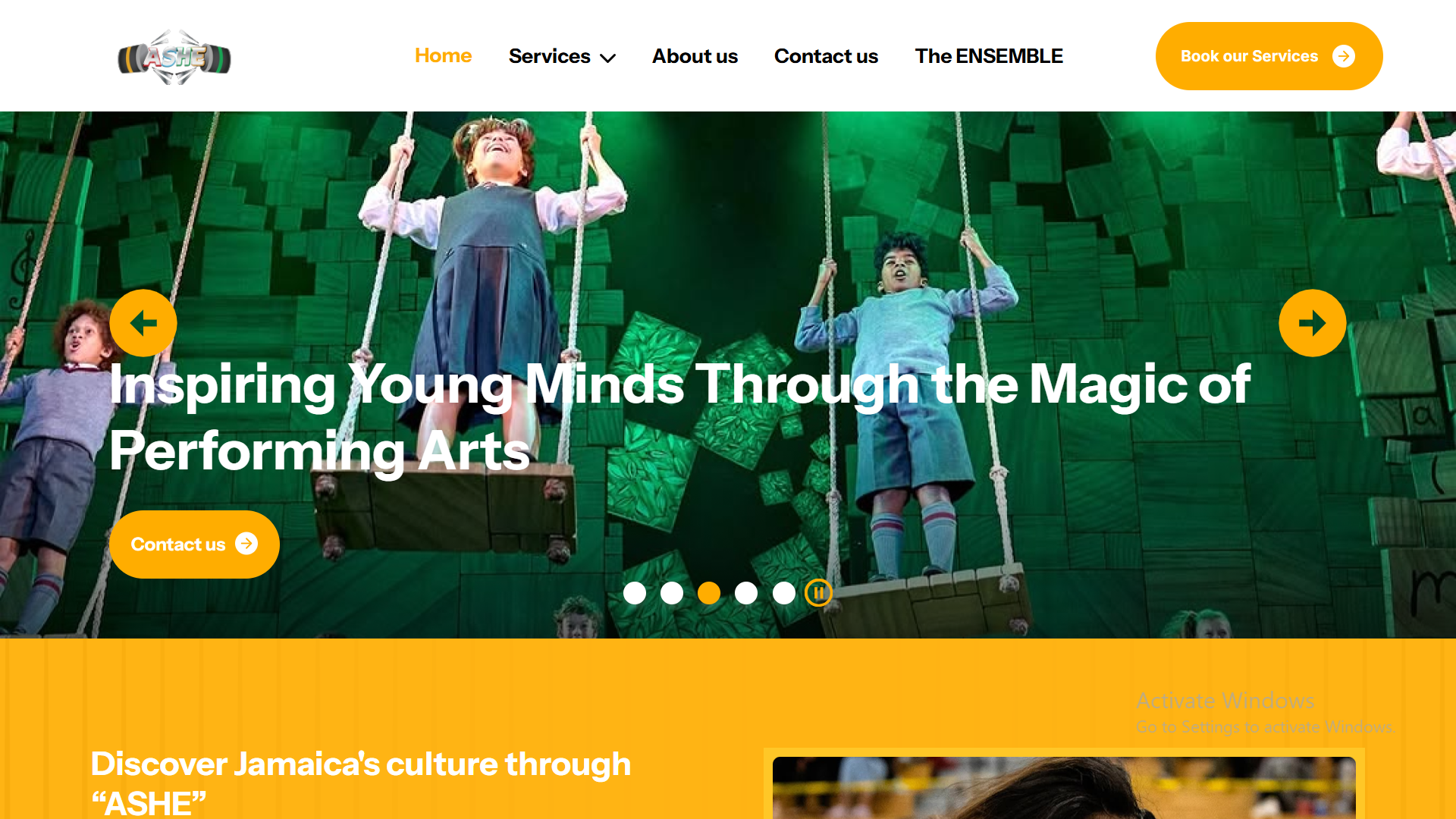 Ashe website Ashe website