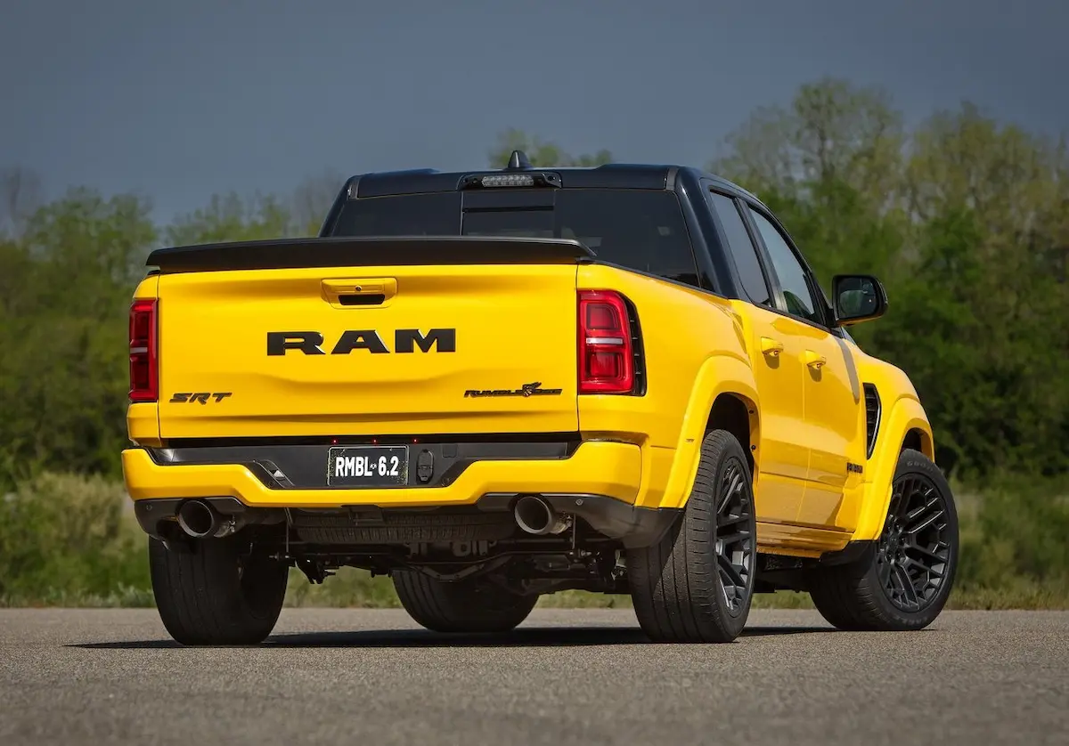 Ram 1500 Rumble Bee 2027: la pickup más potente de la marca, con hasta 777 hp imagen 4