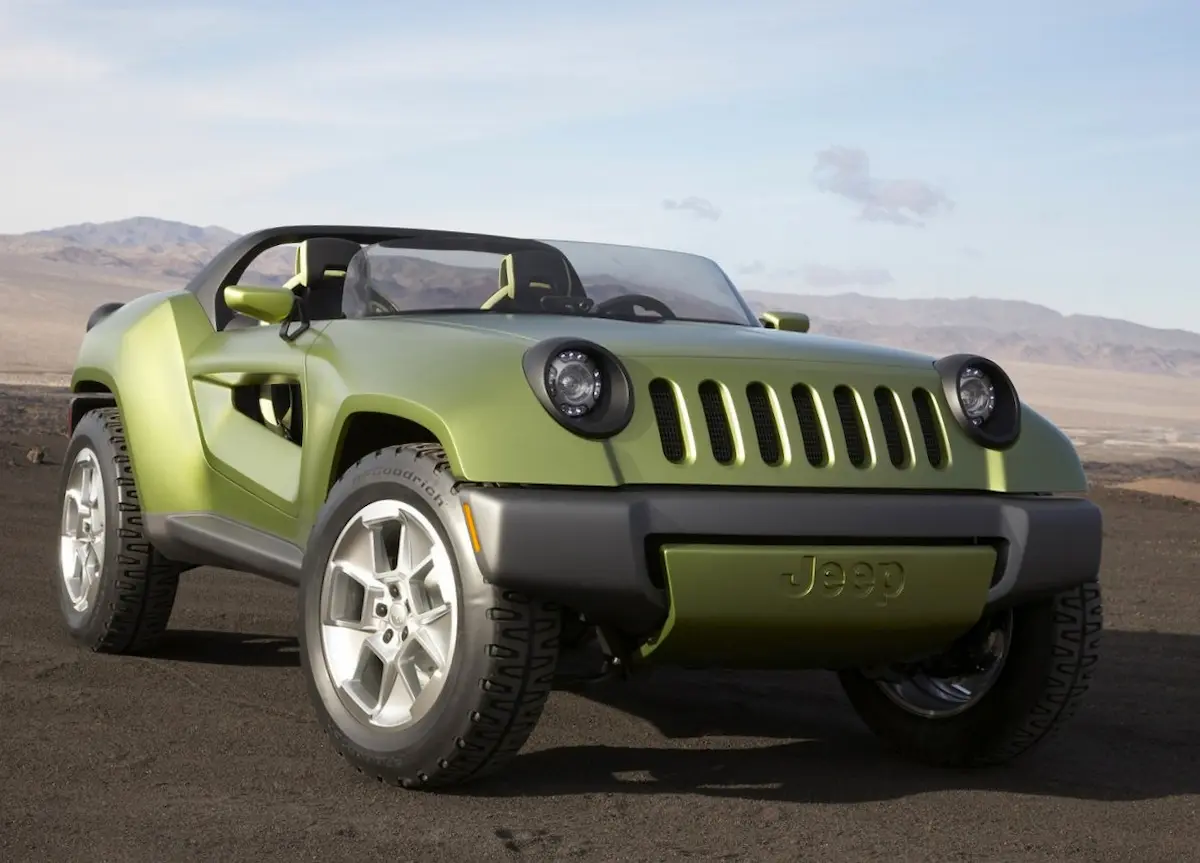 Jeep Renegade Concept: el bípoda verde que adelantó el 4x4 eléctrico con alma de aventura