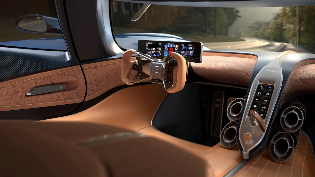 Bugatti Destrier: la escultura de velocidad sin alerones del Bolide imagen 4