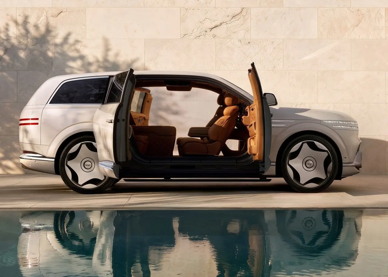 Genesis GV90 2027: el SUV de lujo que abre las puertas enfrentadas y queda como una sala imagen 2