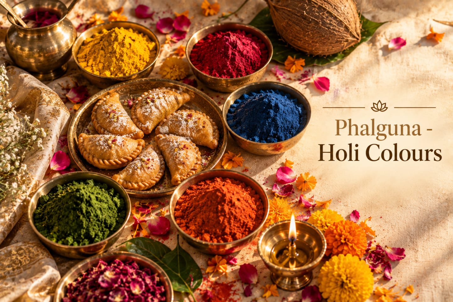 Illustration: Phalguna — Holi Month