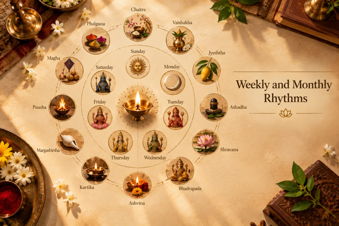Illustration: Weekly and Monthly Household Rhythms