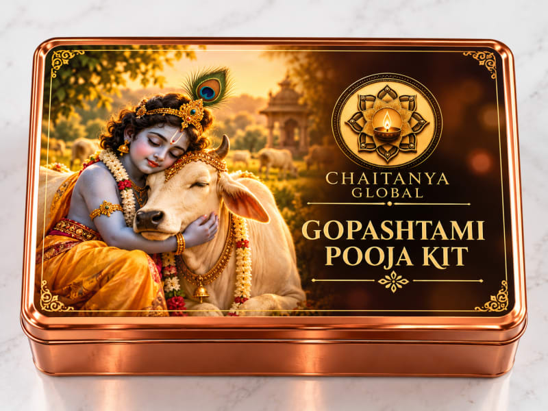 Chaitanya Global Gopashtami Kit — cow blessing and worship essentials