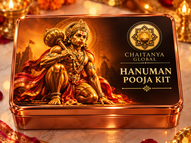 Chaitanya Global Sankat Mochan Kit — Tuesday Hanuman puja essentials