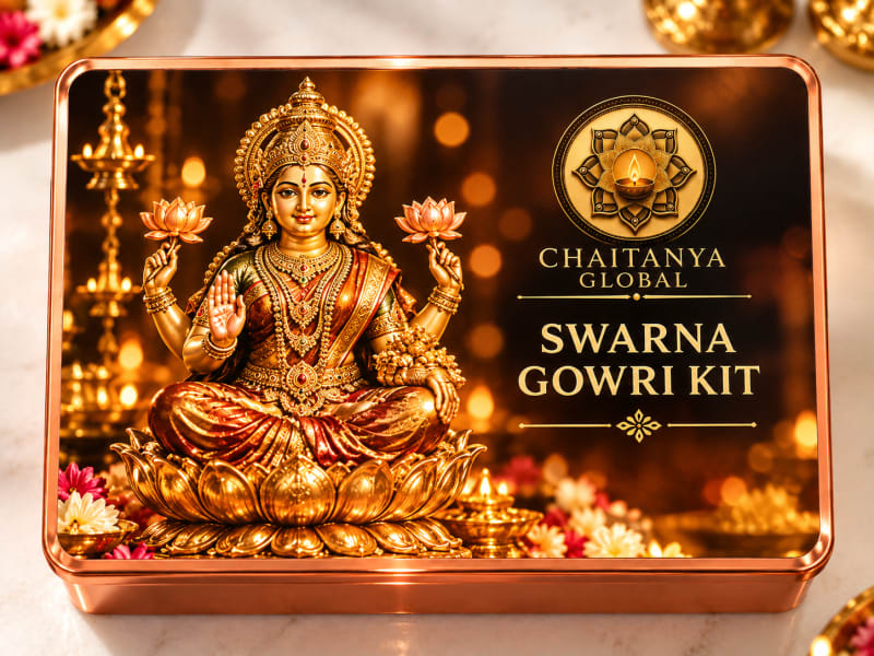Chaitanya Global Swarna Gowri Vrat Kit — pre-Ganesh Chaturthi fasting