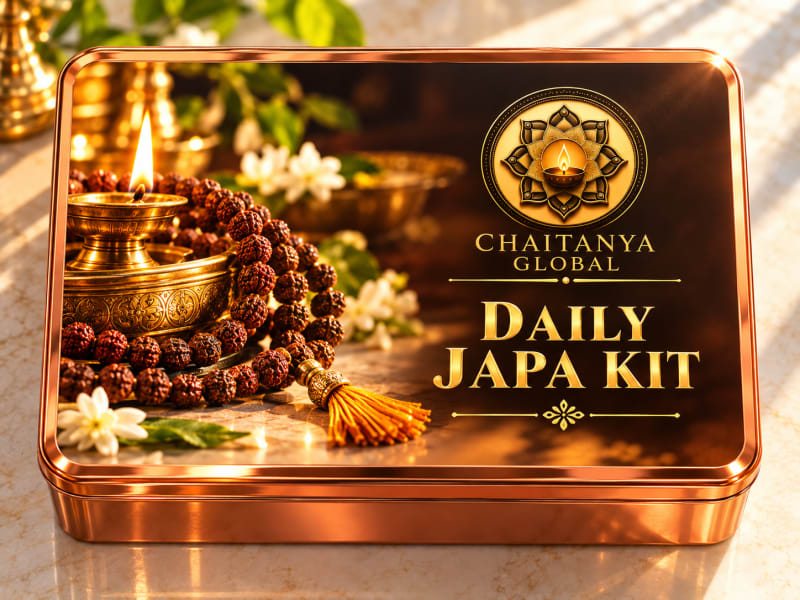 Chaitanya Global Japa & Dhyana Kit — mantra meditation essentials