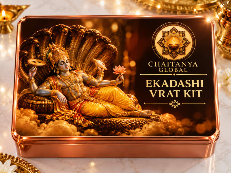 Chaitanya Global Ekadashi Vrat Kit — grain-free Vishnu fasting essentials