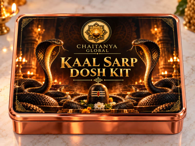Chaitanya Global Kaal Sarp Dosh Kit — Rahu-Ketu pacification essentials