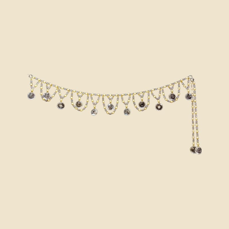 Decorative Door Bandhanwar (Item 0083) on a warm ivory background