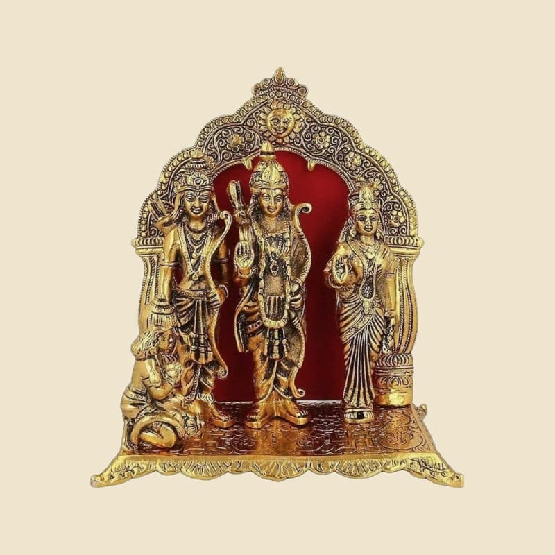 Ram Darbar with Arch on a warm ivory background