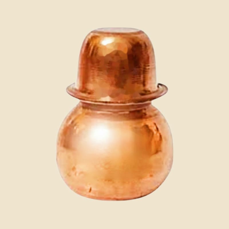 Copper Sangli Loti on a warm ivory background