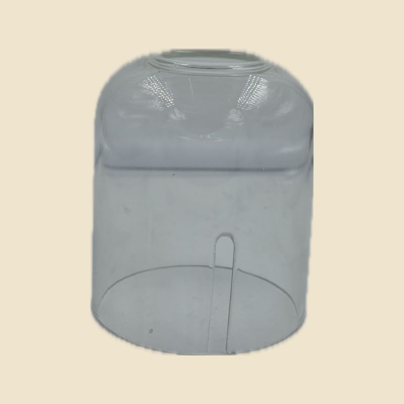 Spare Glass Chimney for Akhand Diya on a warm ivory background
