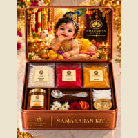 Namakaran Kit — open box showing contents