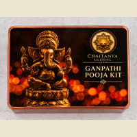 Chaitanya Global Vighnaharta Aroma Kit — complete Ganesha puja kit