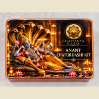 Chaitanya Global Anant Chaturdashi Vrat Kit — 14-knot thread ritual