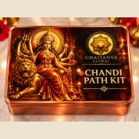 Chaitanya Global Durga Saptashati Kit — Chandi Path recitation setup